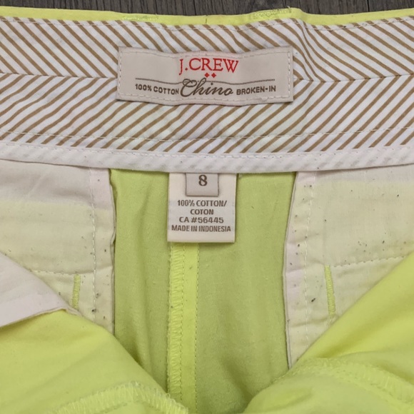 J.Crew Chino Shorts Size 8 - Picture 2 of 2